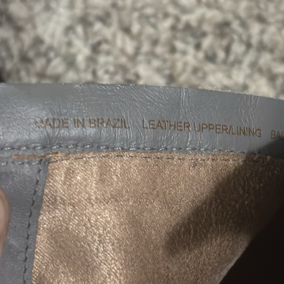 New Bernardo Tyra Gunmetal Leather Moto Boots 7.5 - Picture 8 of 9